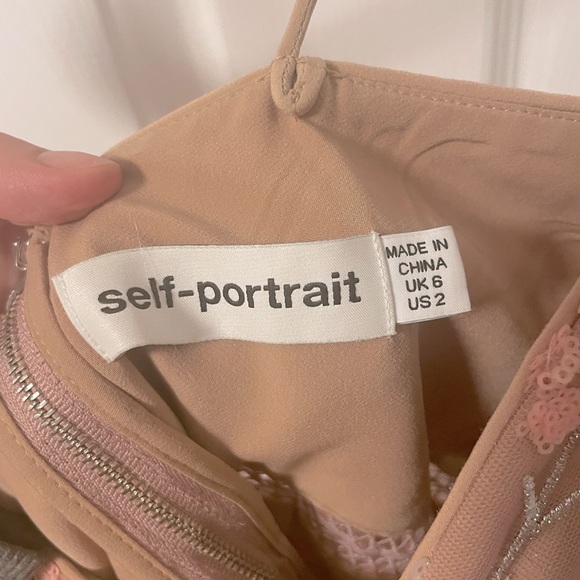 Self-portrait sakura long dress us4 uk8 - Picture 2 of 6